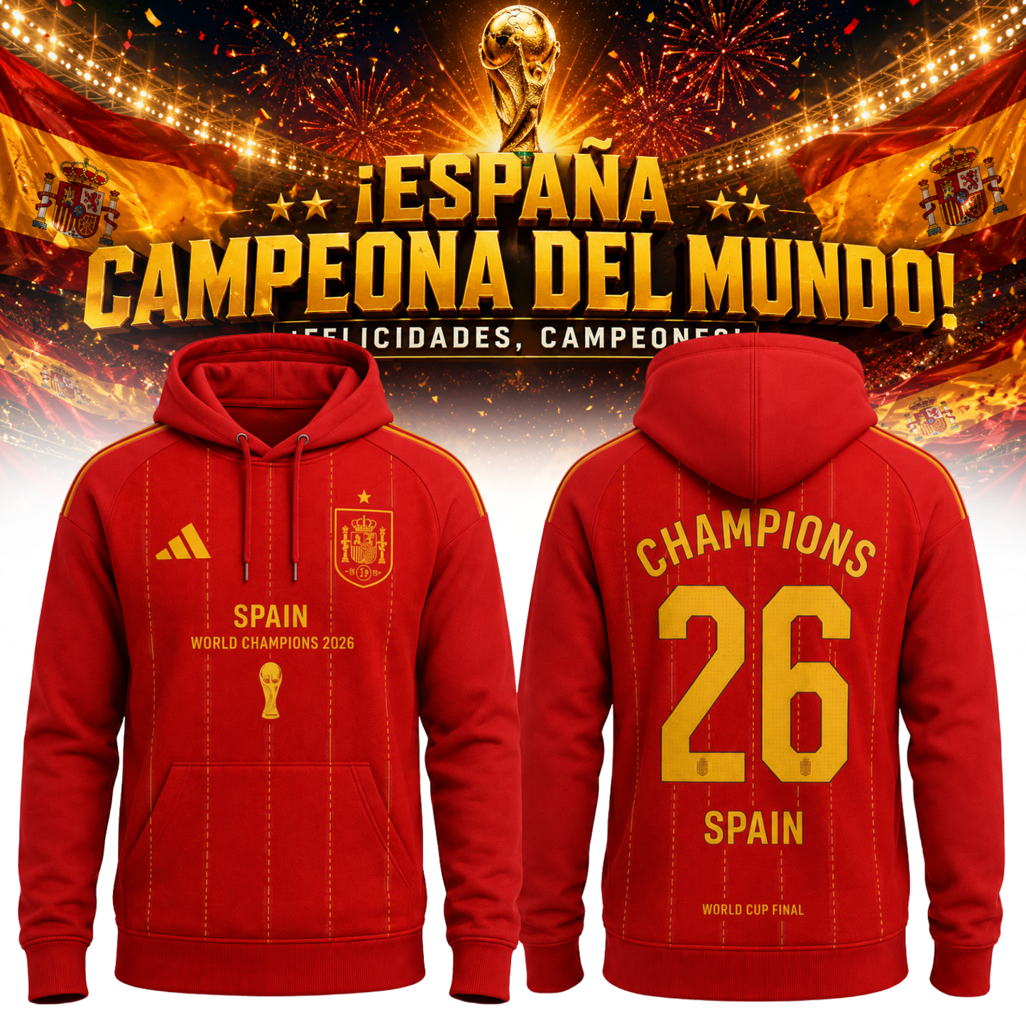 SPAIN “WORLD CHAMPIONS 2026” – Hoodie