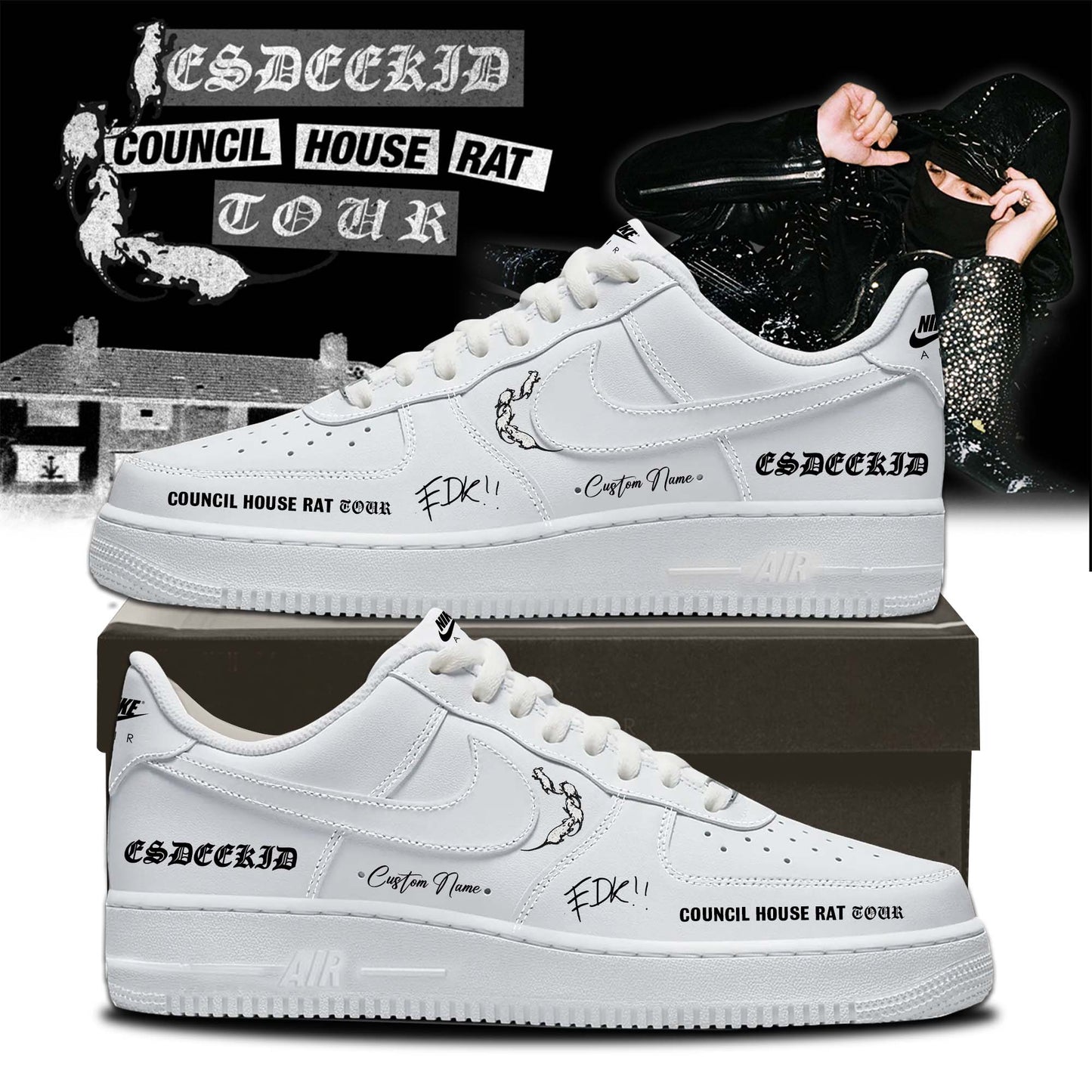 EsDeeKid Council House Rat Tour Shoes