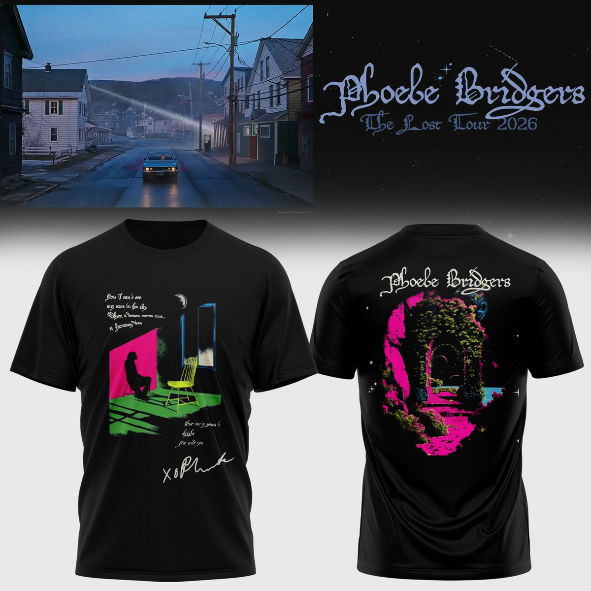 Phoebe Bridgers The Lost Tour TShirt