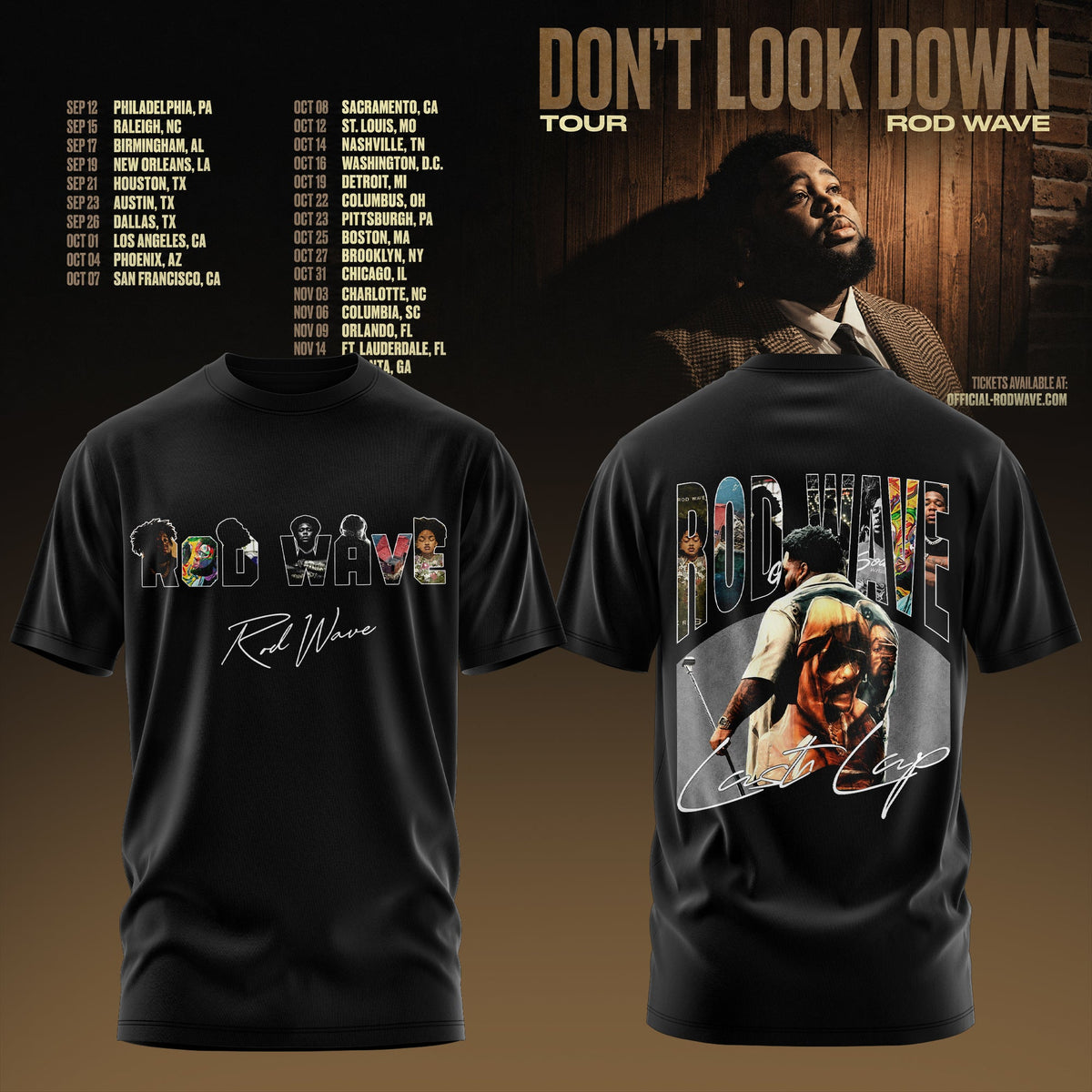 Rd Wv Don’t Look Down 2026 Tour 3D All-Over Print T-Shirt V1