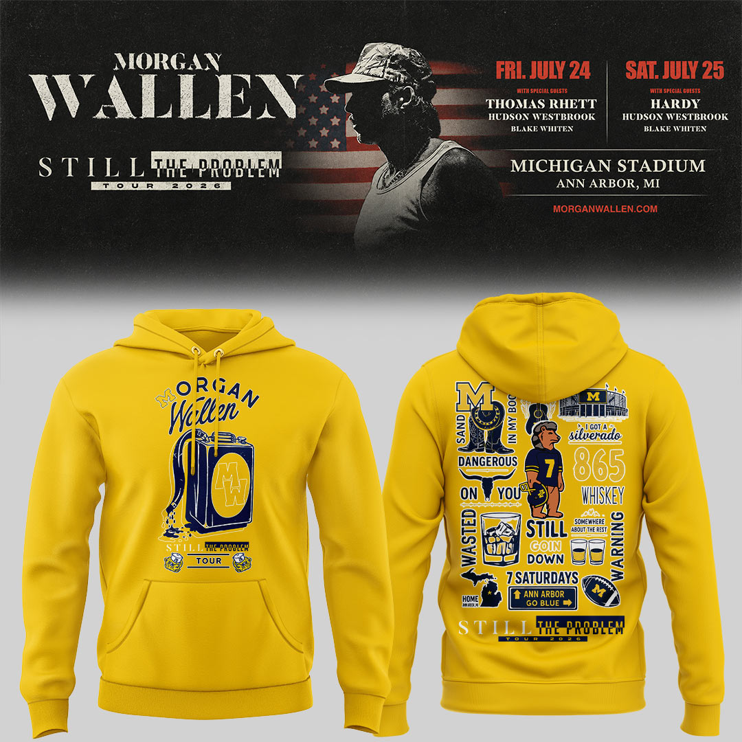 Exclusive Morgan Wallen x Michigan Football Hoodie 2026