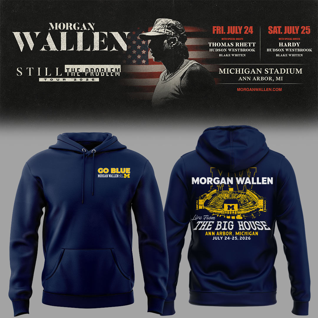 Exclusive Morgan Wallen x Michigan Football Hoodie 2026