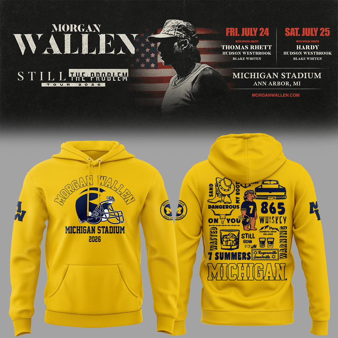 Exclusive Morgan Wallen x Michigan Football Hoodie 2026