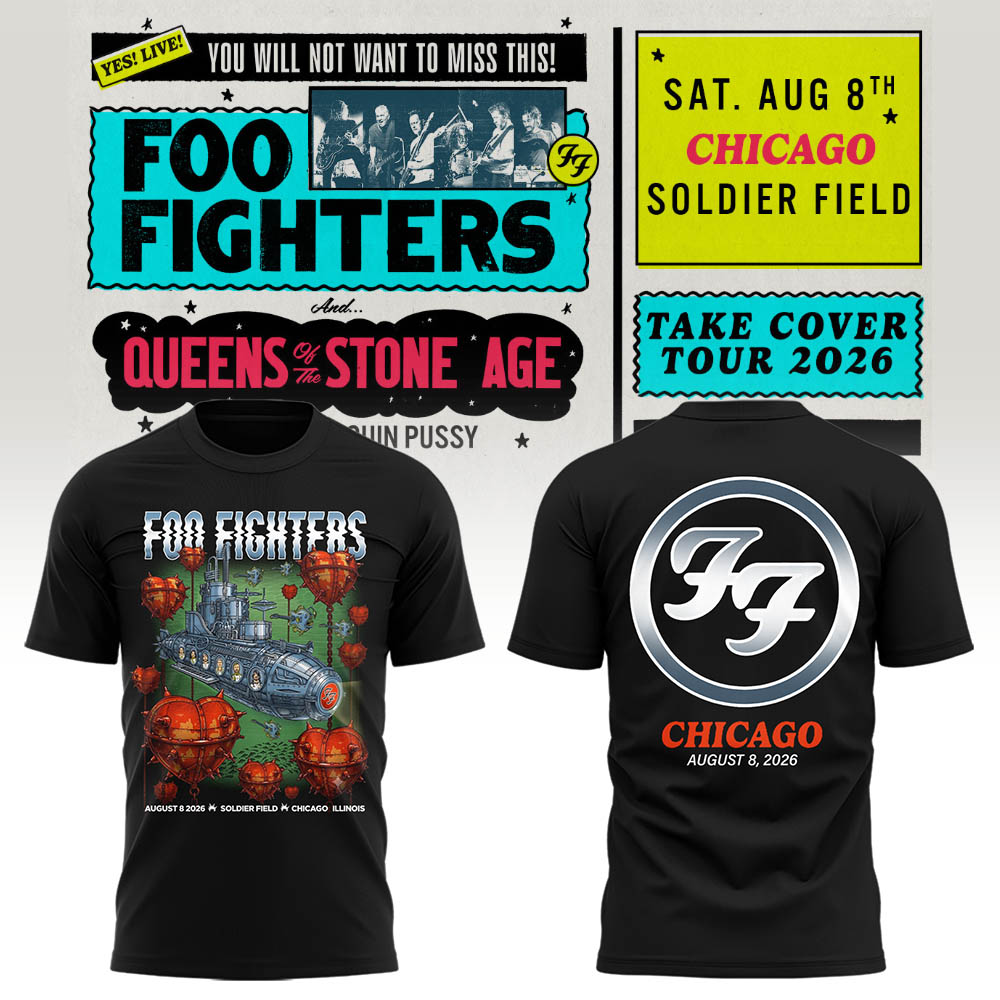 FF 🎸🎤 “Take Cover Tour 2026” in Chicago,IL TShirt