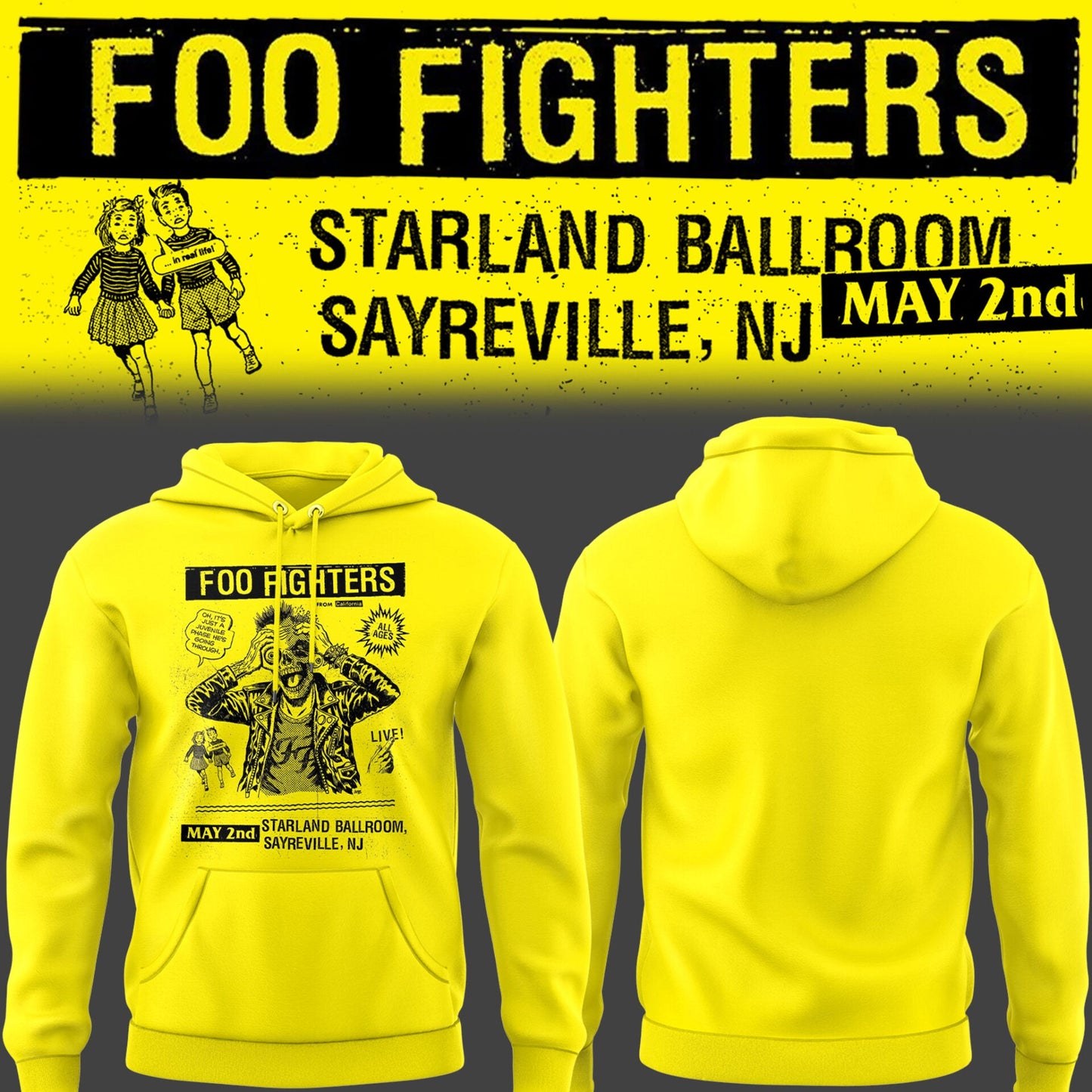 F.Fighter 🎵 Starland Ballroom (Sayreville, NJ) 05-02-26 Hoodie