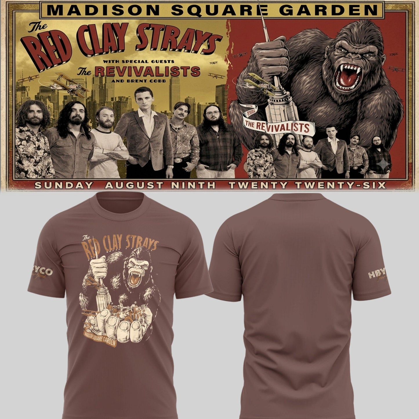 Limited Edition The Grateful Tour in MSG,NYC Shirt