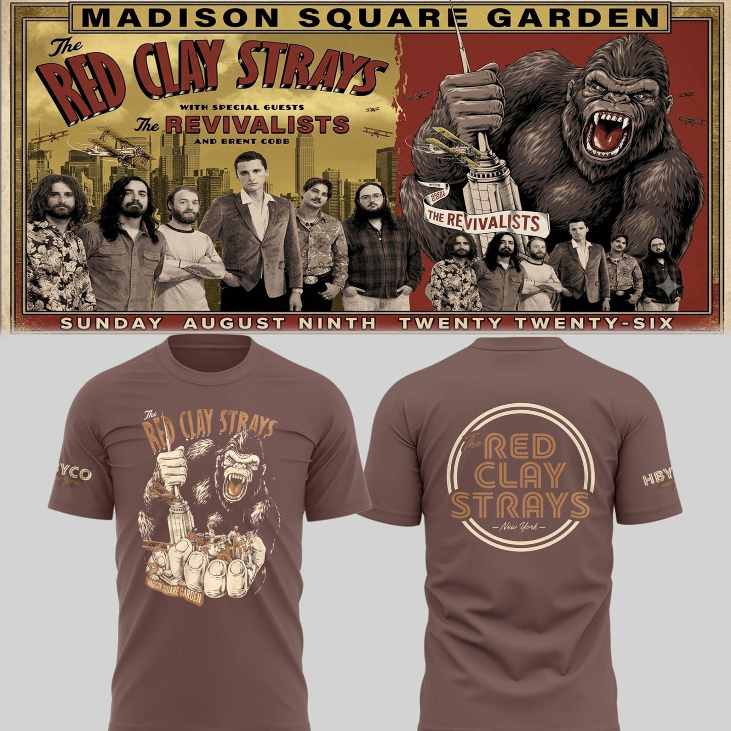 Limited Edition The Grateful Tour in MSG,NYC Shirt