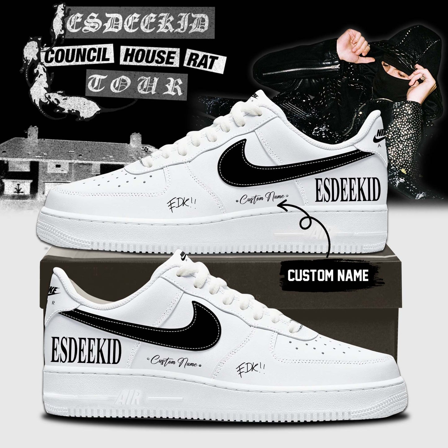 EsDeeKid Council House Rat Tour Shoes