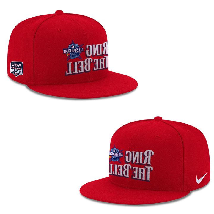 2026 All-Star Game Ring The Bell Red Flat Brim Snapback Cap