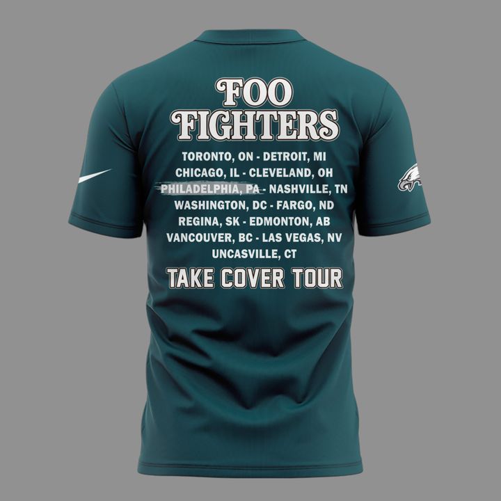 Newest Shirt Foo Fighters x Philadelphia Eagles - Take Cover Tour 2026 T-Shirt