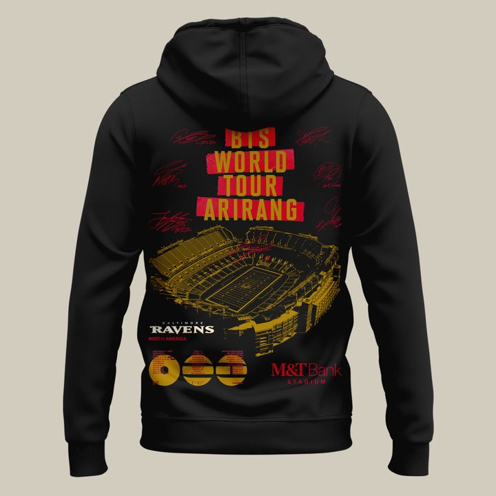 Baltimore Ravens x BTS WORLD TOUR 'ARIRANG' IN BALTIMORE Hoodie