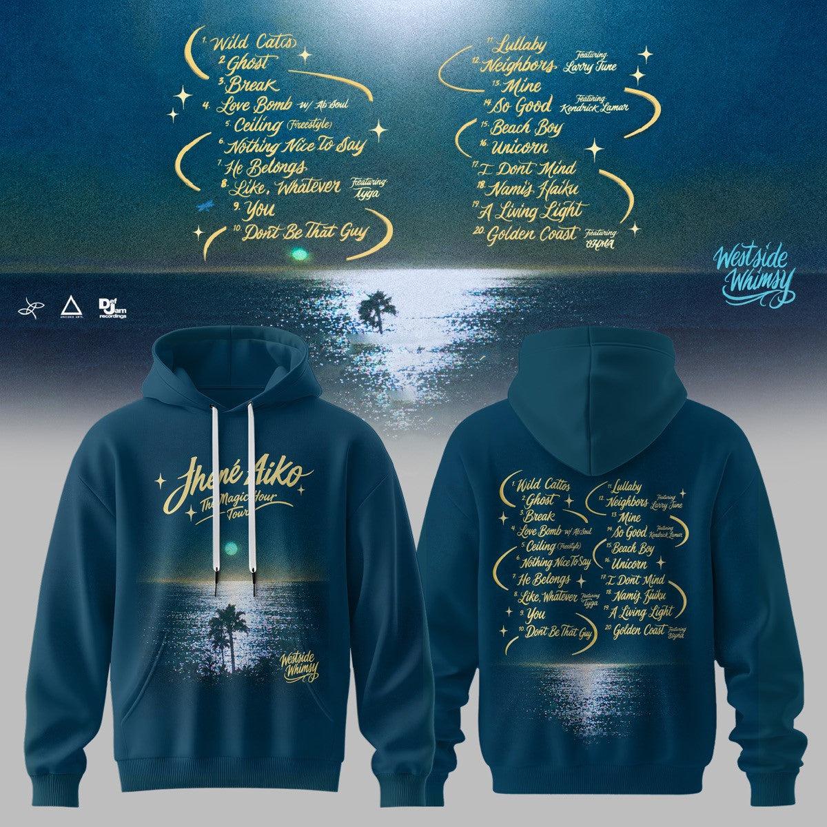 JHN AIK The Magic Hour Tour Premium Graphic 3DHoodie