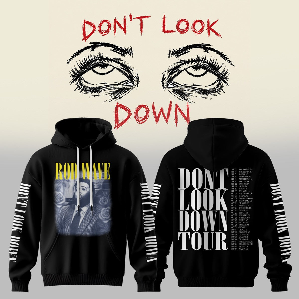 RD WV Don’t Look Down 2026 Tour Graphic Hoodie