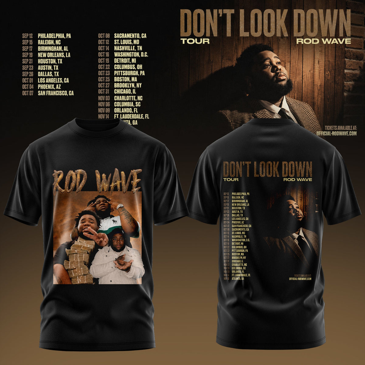 Rd Wv Don’t Look Down 2026 Tour 3D All-Over Print T-Shirt V5