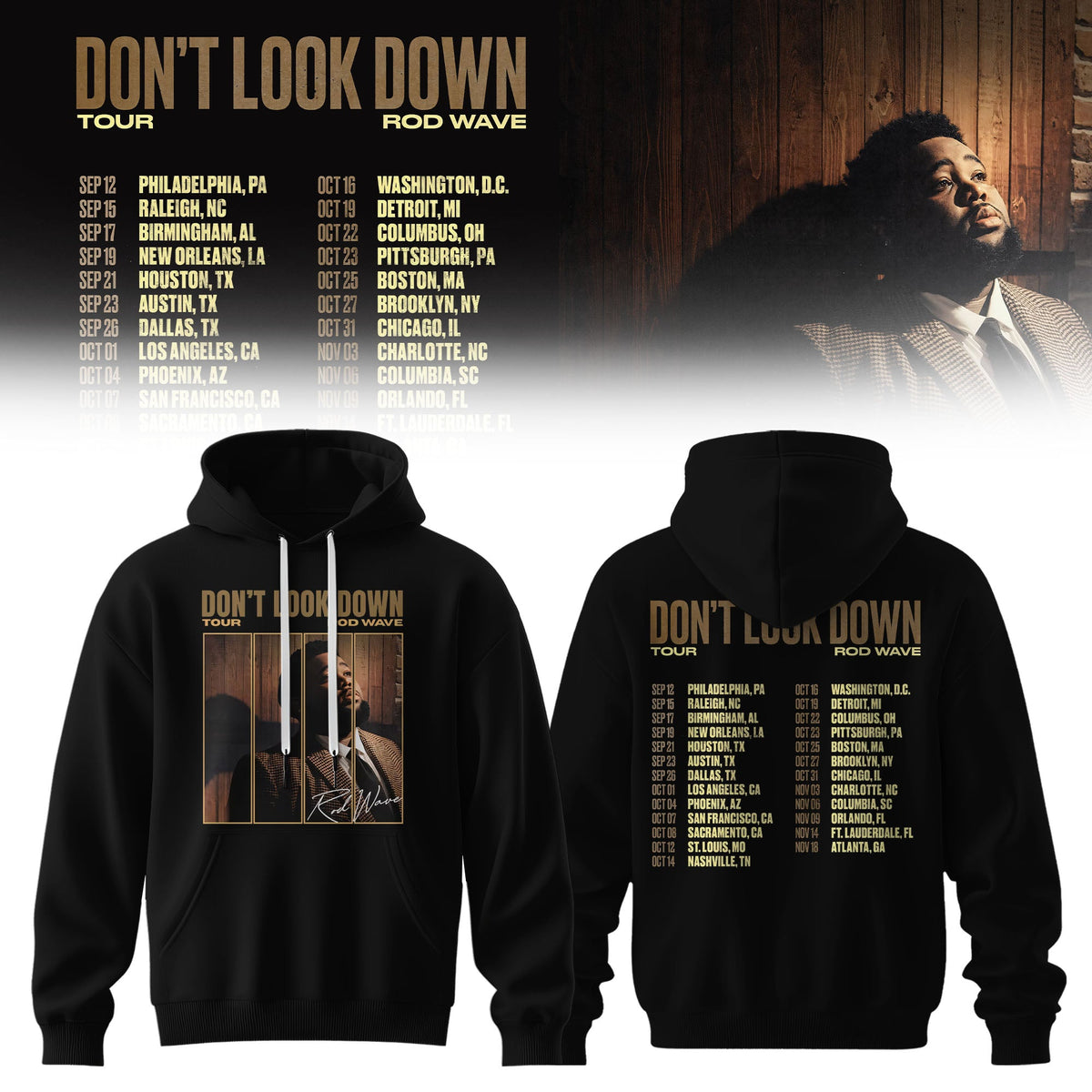 Rd Wv Don’t Look Down 2026 Tour Premium 3D Hoodie