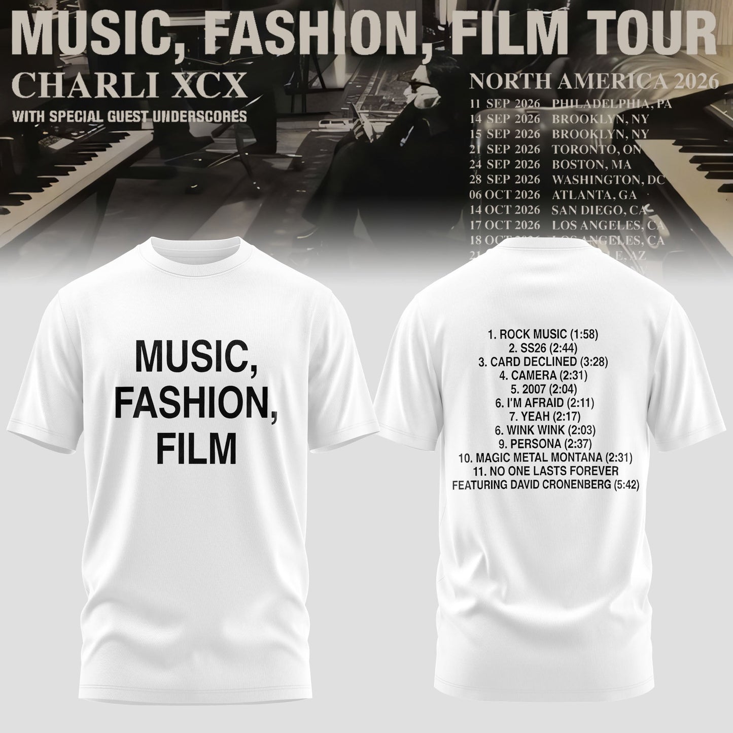 ChrlXCX Music Fashion Film 3D All-Over Print T-Shirt V1
