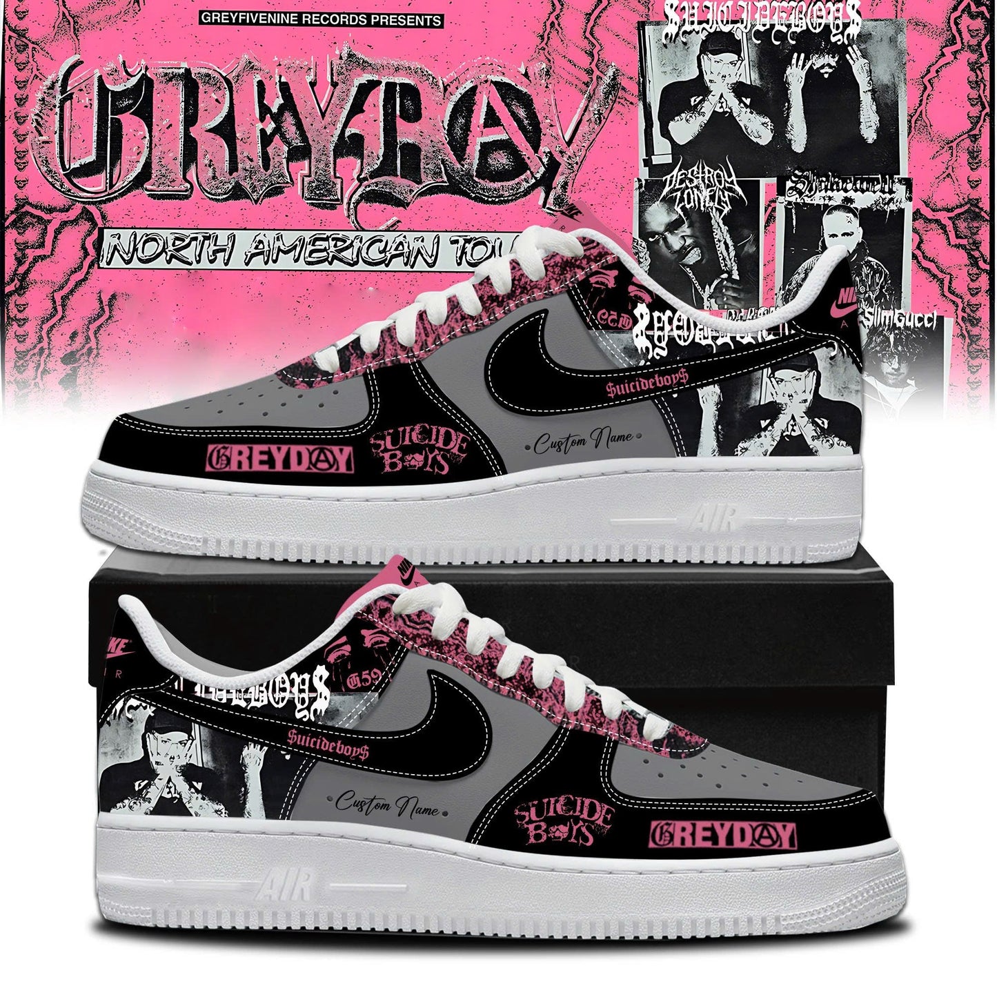Grey day 2026 – North American Tour _AF1 Sneakers