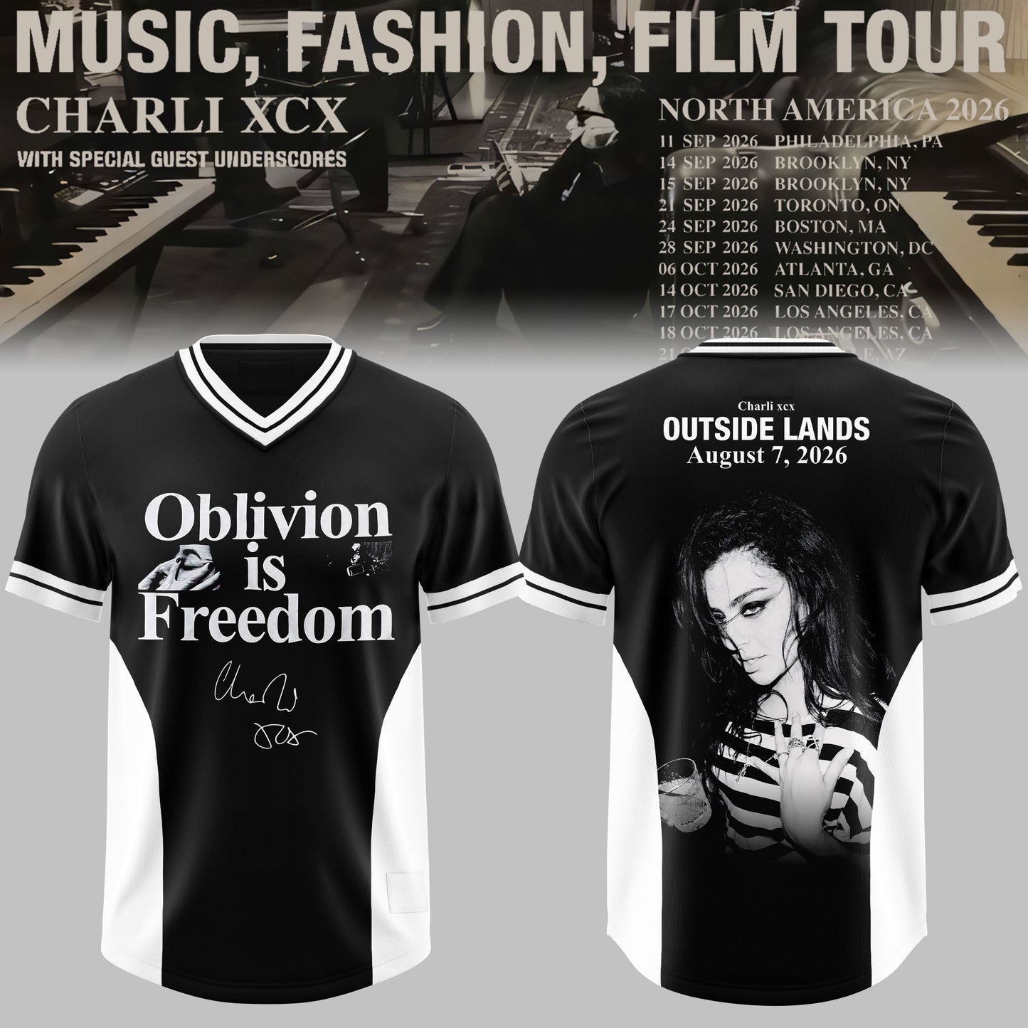 ChrlXCX Music Fashion Film 3D All-Over Print Football Jersey V2