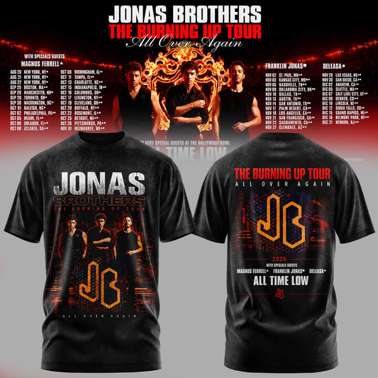 Jonas Brothers The Burning Up Tour TShirt