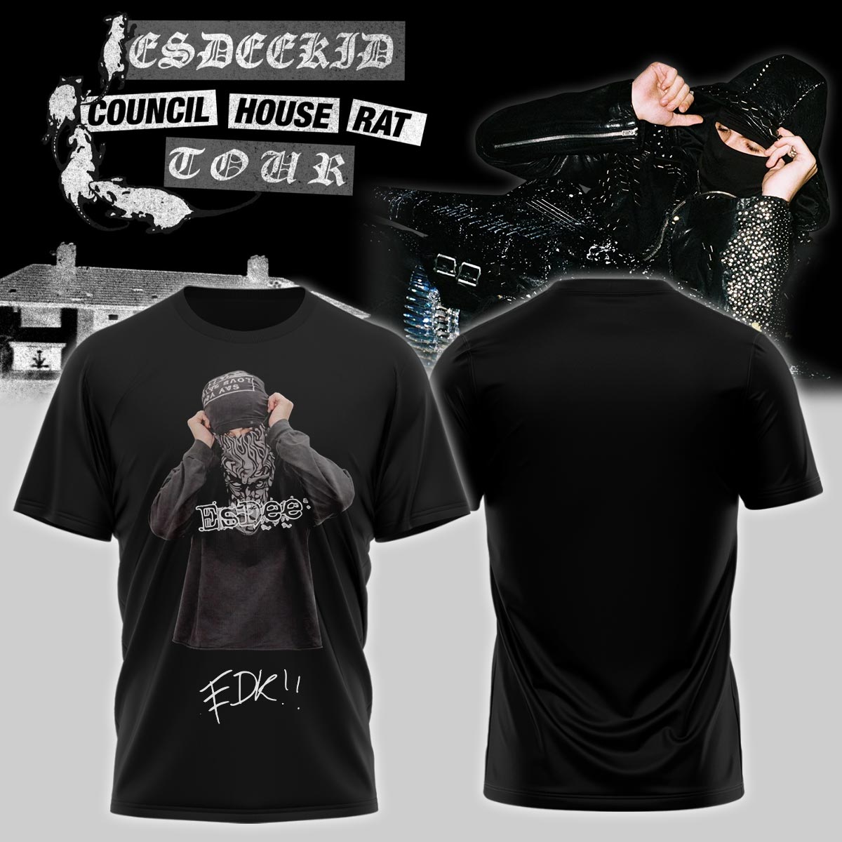 EsDeeKid Council House Rat Tour TShirt