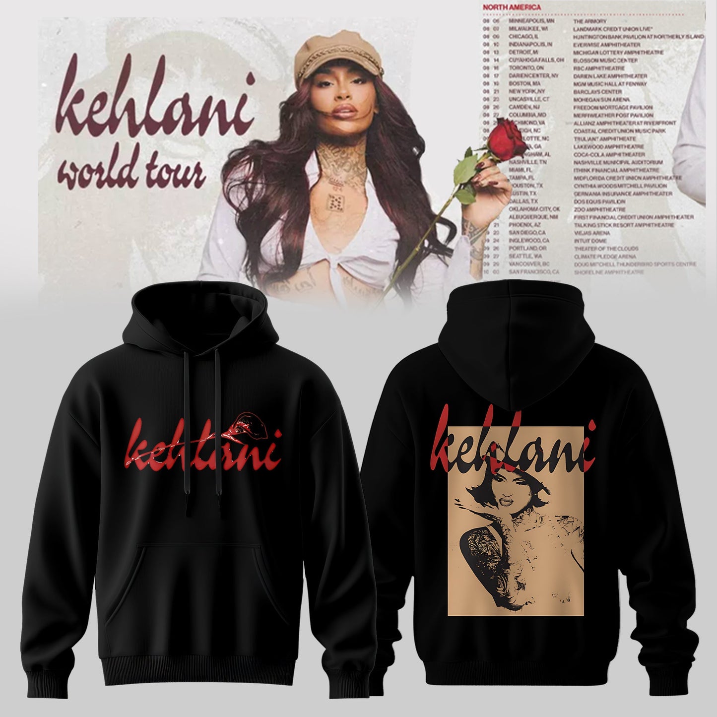 THE KEHLANI WORLD TOUR: North America Hoodie