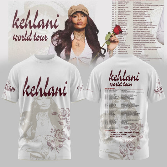 THE KEHLANI WORLD TOUR: North America T-shirt