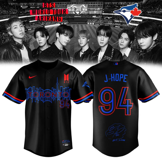 Toronto Blue Jays x J-HOPE 94 BTS World Tour 2026 Limited Edition Jersey