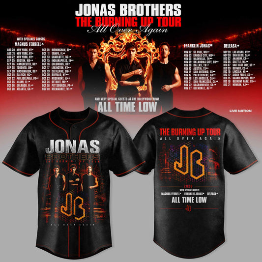 Jonas Brothers The Burning Up Tour Jersey