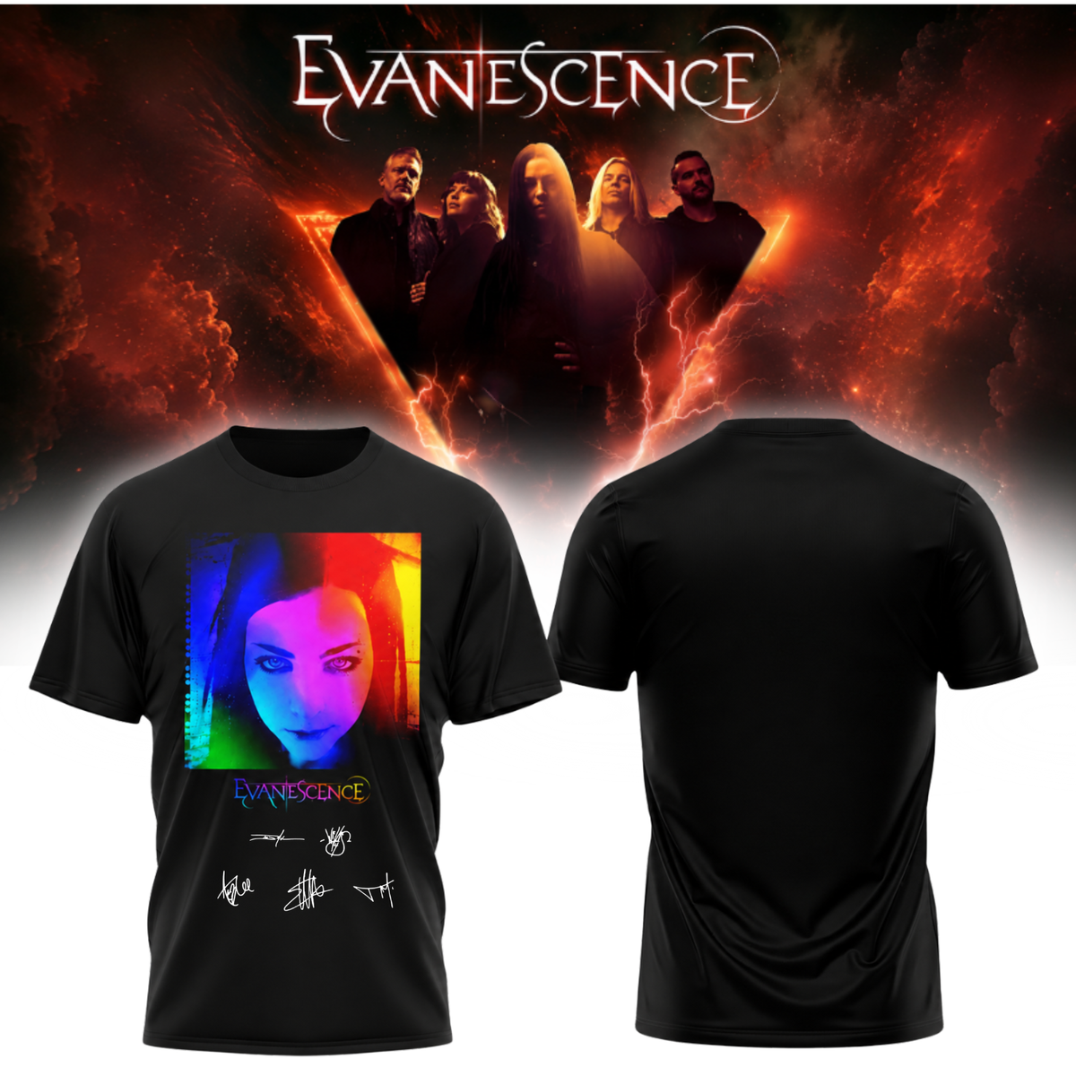 Evanescence “Sanctuary 2026 World Tour” – TShirt