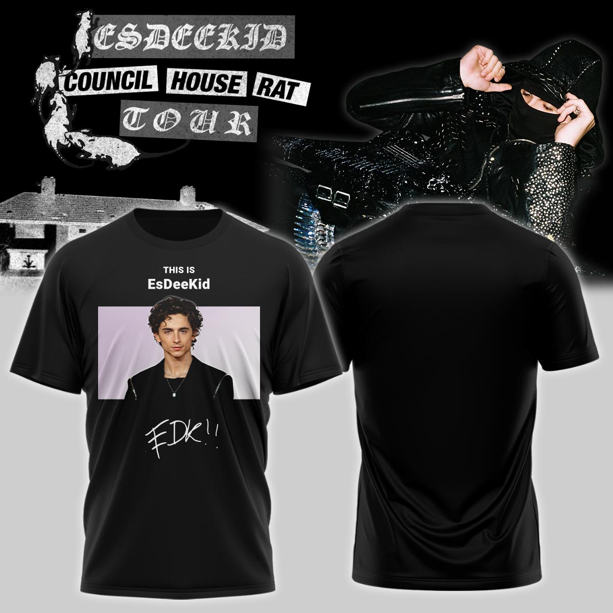 EsDeeKid Council House Rat Tour TShirt