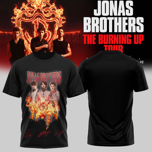 Jonas Brothers The Burning Up Tour TShirt