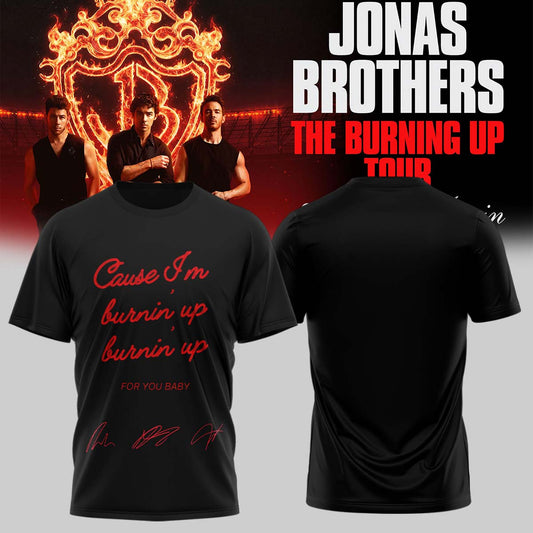 Jonas Brothers The Burning Up Tour TShirt