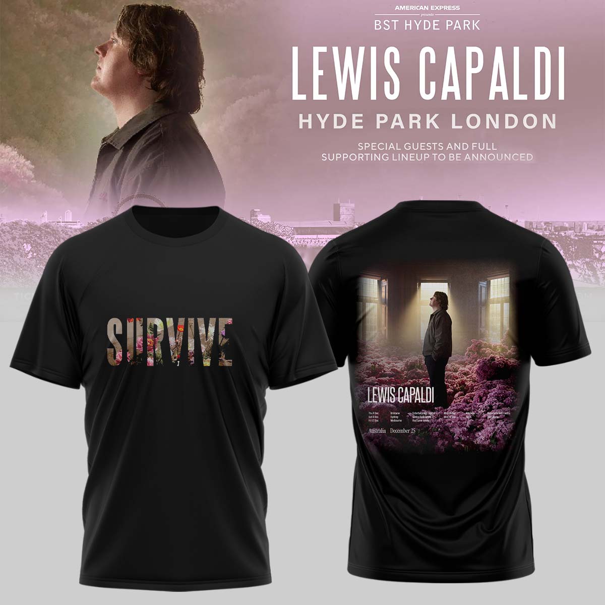 Lewis Capaldi Tour 2026 – Tshirt4