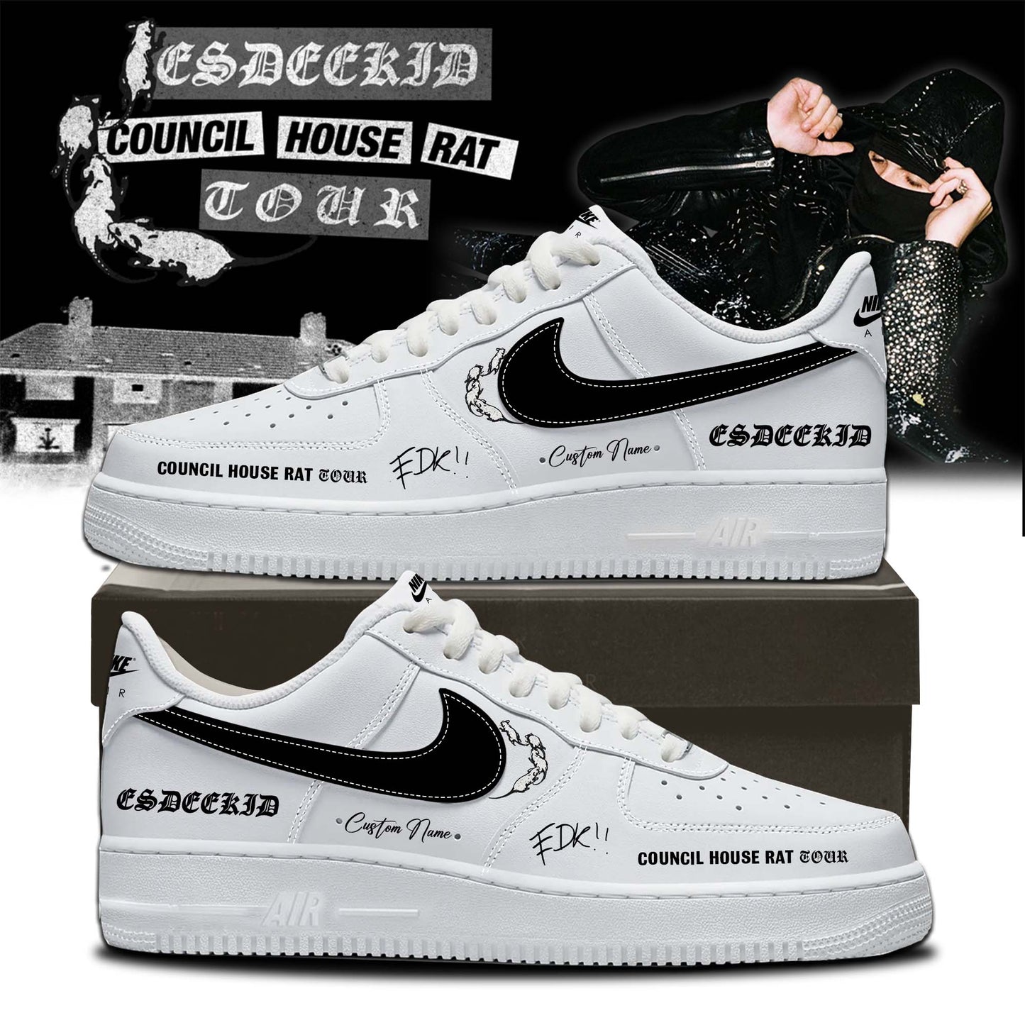 EsDeeKid Council House Rat Tour Shoes