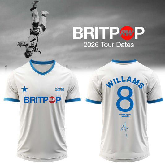 Robbie Williams BRITPOP World Tour Jersey