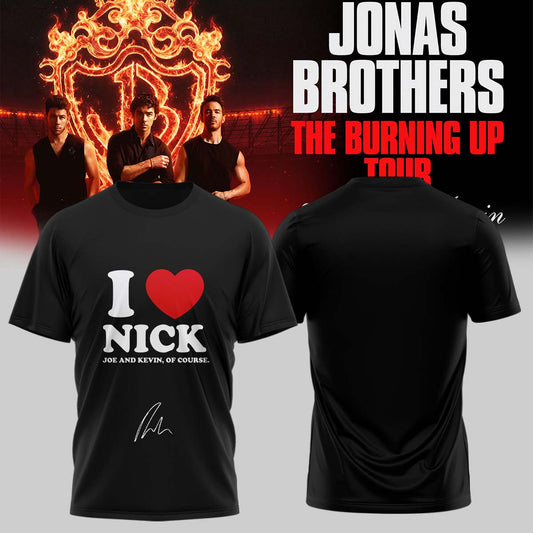 Jonas Brothers The Burning Up Tour TShirt