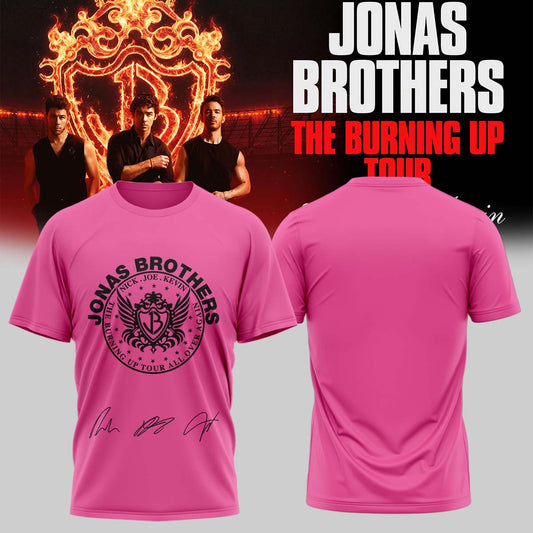 Jonas Brothers The Burning Up Tour TShirt