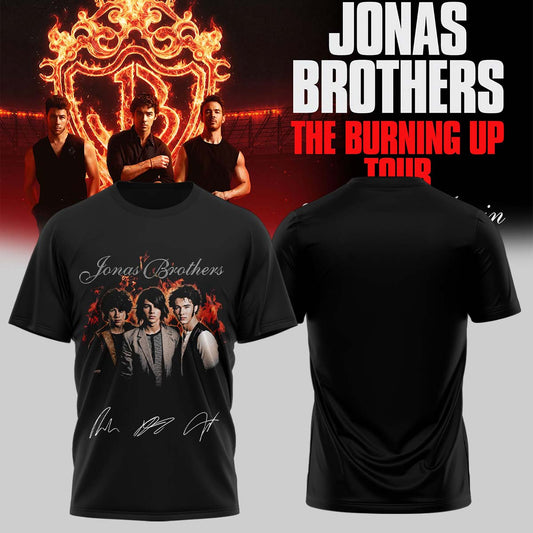 Jonas Brothers The Burning Up Tour TShirt