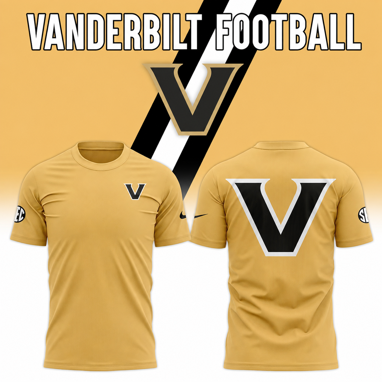 Vanderbilt Commodores Season 2026 Gold Limited Edition Shirt