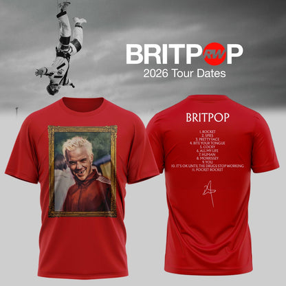 Robbie Williams BRITPOP World Tour Tshirt