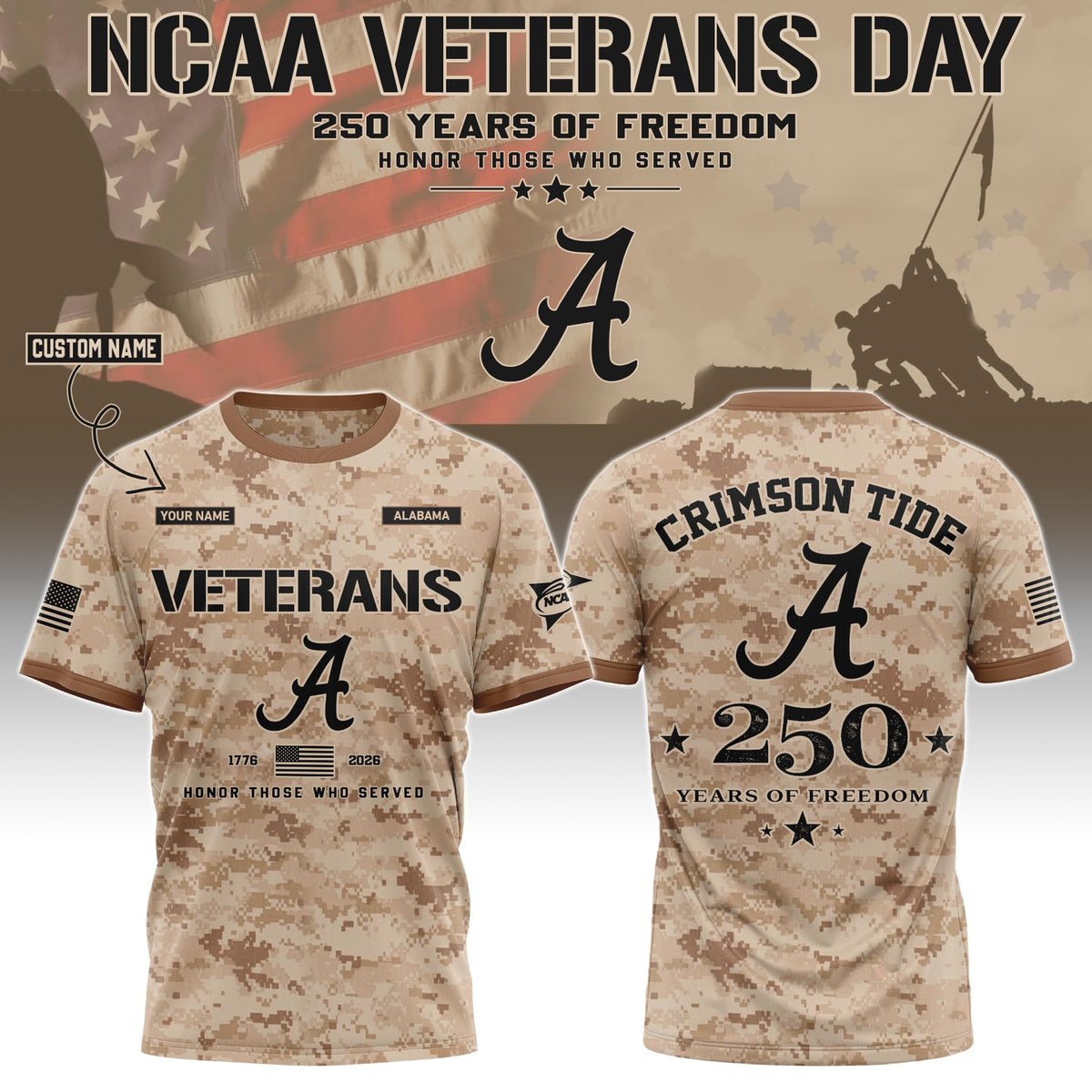 ALA Special Veterans Day 2026 Limited Edition T.shirt