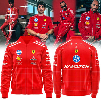 . Scuderia Ferrari HP Hamilton 2026 Monza Grand Prix Zip Jacket