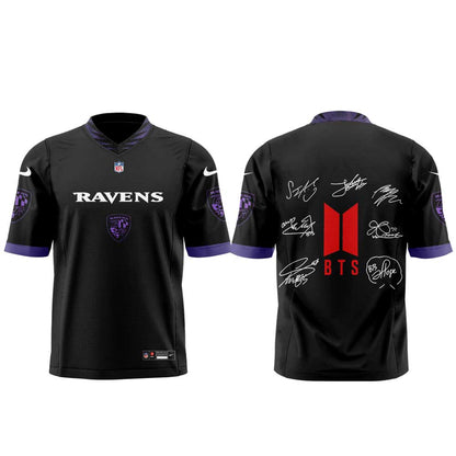 BTS WORLD TOUR “ARIRANG” x Baltimore Ravens Football Jersey