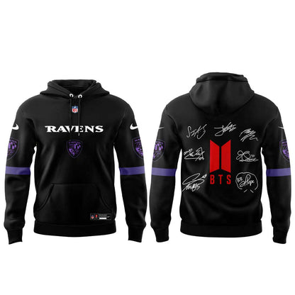 BTS WORLD TOUR “ARIRANG” x Baltimore Ravens Hoodie