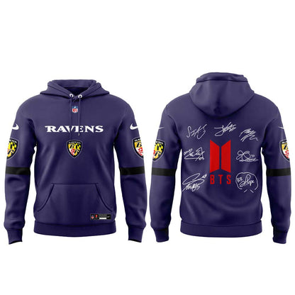 BTS WORLD TOUR “ARIRANG” x Baltimore Ravens Hoodie