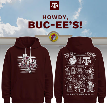 Texas A&M x Buc-ee’s Howdy Hoodie
