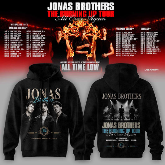 JONAS BROTHERS BURNING UP TOUR 2026 HOODIE