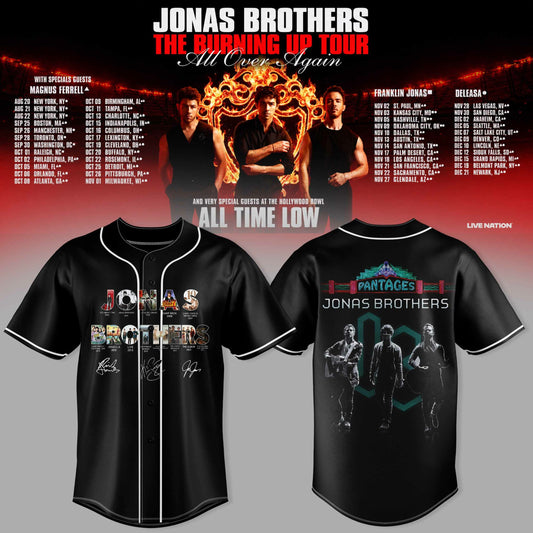 Jonas Brothers The Burning Up Tour Jersey
