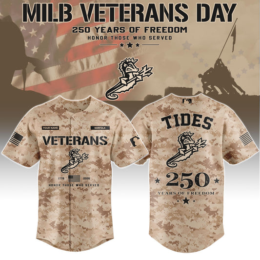 NOR Special Veterans Day 2026 Limited Edition Baseball Jersey
