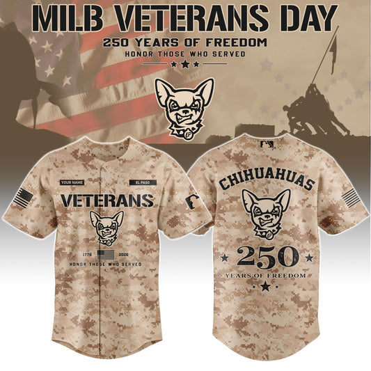 ELP Special Veterans Day 2026 Limited Edition Baseball Jersey